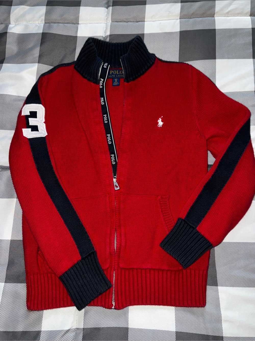Ralph Lauren Polo Zip Up Sweater